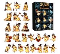 Countdown to Halloween Calendar 2D Acrylic Flat Collectible Pendant