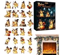Countdown To Halloween Calendar 2D Flat Ornaments Home Decor