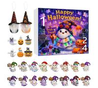Countdown To Halloween Ghost Theme,Halloween Calendar Countdown - Acrylic 2D Ornament Decoration for Holiday Party Tree Kids Boys Adult