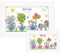 Counted Cross Stitch Kit: Cute Animal Parade