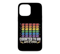 Counted To 100 Days Of School Tally Rainbow Kids Case for iPhone 13 Pro Max