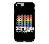 Counted To 100 Days Of School Tally Rainbow Kids Case for iPhone 7 Plus/8 Plus