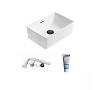 Counter Basin Nordic Table Basin Ceramic washbasin Home Hotel Bathroom Balcony Rectangular wash face Pool Vessel Sinks