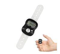 Counter Clicker - ABS Electronic Finger Ring Counter | Portable Manual Counter with Resettable Display for Rowing, Fishing, Lap Counting, Golf, People Counting, Coaching, Outdoor Sports