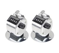 Counter Clickers 4-Digit Number Count Handheld Mechanical Counters Clickers Pitches Counter for Coaching Knitting People Counting Device