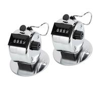 Counter Clickers 4-Digit Number Count Handheld Mechanical Counters Clickers Pitches for Coaching Knitting People Mechanical