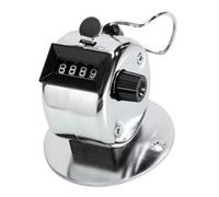 Counter Clickers 4-Digit Number Count Handheld Mechanical Counters Clickers Pitches for Coaching Knitting People Handheld