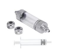 Counter For Aquarium - 20 Ml Bubble Regulator, Transparent Gas Meter | Additional Anti-Backflow Device For Freshwater Planted Fish Tanks, Aquas Control