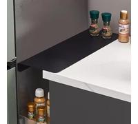 Counter Gap Cover for Kitchen, Bathroom, Window Sill, and Laundry Room - Metal Iron Table Extender, No Drilling, 20x10x6cm (8x4x2.4in)