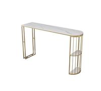 Counter Height Table Light Luxury Rock Board Bar Table Home Simple High Top Kitchen & Dining Counter Tables With Sturdy Legs Pub Cocktail Table(Medium)