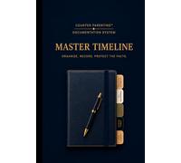 Counter Parenting™ Master Timeline: A Professional Co-Parenting Timeline for High-Conflict Co-Parenting, Custody Documentation, Family Court & Organized Record Keeping