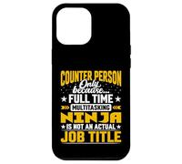 Counter Person Job Title - Funny Counter People Man Case for iPhone 12 Pro Max