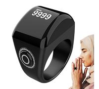 Counter Prayer - Smart Ring, Digital Tracker, Acting Counting Tool, Clear Display | Reminder, Electronic Tasbeeh, Clicker Salah for Worship,