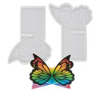 Counter Resin Form, Counter Form Butterfly Book Forms | Simple Bookshelf Shape, Note Holder Silicone Shape, Book Reaction Epoxy Forms For Decorating