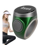 Counter Ring - 4 Digit Handheld Clicker Pitch Portable Prayer Counting Aid, Number Count for Meditation, Relaxation, Active Fingers