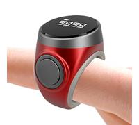 Counter Ring - Rechargeable Button Type Finger Counter, Digital Ring Easily Fit | Clear Display, Easy Click Control, Smart Prayer Accessory, Daily Worship, Religious Use