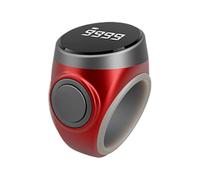 Counter Ring, Row Counter Ring, 4/3/3 Inch, Electronic Digital Display, Adjustable Finger Clicker, Silent Button for Knitting, Crochet, Prayer, and Coaching (Multicolor)