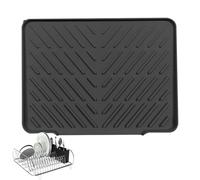 Counter Silicone Draining Mat - Dish Drainer Counter Drying Mat Anti-Spill,Hygienic Quick Dry Drain Dishwashing Pad for Cooking Utensils