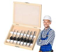 Counter Sink Drill Bits Sets - Steel Tapered Woodworking Tools, Counterbore Wood Drill Bits | for Cabinet Furniture Home Repair Deck Building Mechanics Carpentry
