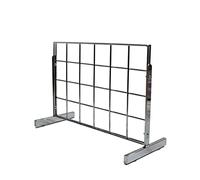 Counter Standing 2 Way Chrome Grid Panel Display with 6" Hooks (E3MINI/2)
