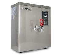 Counter Top Mains Fed Autofill Commercial Hot Water Boiler 12L - Digital Programmable Timer for Offices and Cafes - 200-240 Cups per Hour - Food Grade 304 Stainless Steel (Brushed Stainless Steel)
