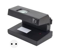 Counterfeit Bill Detector 15W UV LED Money Checker Currency Detector with Magnifying Glass (EU 220V)