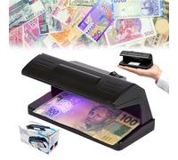 Counterfeit Money Detector, Note Checker, Money Checker Machine, Easily Spots Fake Money Notes, Fraud Prevention Money Checker with Uv Light for Shops Hotels Supermarkets Restaurants Home (UK Plug)