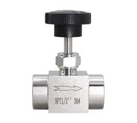 Counterfeited 304 Rustless Stream Control Gate 12.7mm Inch Harbors 1500psi Working Pressure Temperature Immune Strong Needle Gate for Substance Electric Power Industry