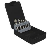 Countersink Bit Set 6pc - 3 x V Flutes - Sealey CSSET6V New