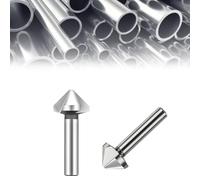 Countersink Drill Bit 90 Degree, 25mm x 67mm Chamfer Cutter, 3 Flute HSS 6542 Positioning Bit for Wood Metal Stainless Steel, Compatible with Bosch DeWalt Makita