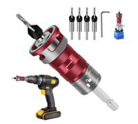 Countersink Drill Bit, Adjustable Depth Stop Woodworking Tools - Quick Change Drilling Tool Kit | for Wood MDF Plywood Aluminum Non-Ferrous Metals