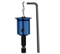 Countersink Drill Bit For Wood - Alloy High Speed Steel Woodworking Beveling Bit | Reach Adjustable M2 Pilot Borer Bits - Modifiable Depth With Stopper Precise Opening To Clean Professional Holes