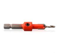 Countersink Drill Bit for Woodworking with 1/4 Inch Hex Shank, Adjustable Stop Collar for Setting Screw Heads Flush or Slightly Below the (3×8)