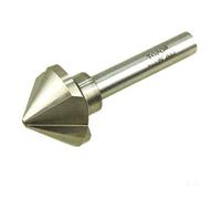 Countersink Drill Bit, KATSU HSS 6542 Countersink Drill Bit 90 Degrees 35mm 3 Flute Chamfer Cutter Drill Bit for Wood Steel Metal Machine Tools, Positioning Drill Mill Cutter 12740619