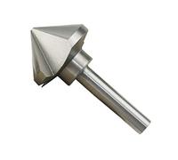 Countersink Drill Bit, KATSU HSS 6542 Countersink Drill Bit 90 Degrees 50mm 3 Flute Chamfer Cutter Drill Bit for Wood Steel Metal Machine Tools, Positioning Drill Mill Cutter 12740625