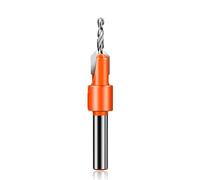 Countersink Drill Bit Set HSS Counter Bore Screw Countersunk Step Pilot Holes For Screw 8MM Shank Dia.8-10mm Wood Woodworking(3.2x8,1pc)