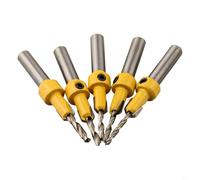 Countersink Drill Bit Set with Adjustable Stop Collar and 10mm Shank, Steel Woodworking Router Bit for Precise Wood Drilling and Counterbore(3.0 * 10)