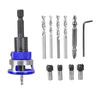 Countersink Drill Bit Set Woodworking Counterbore Hole Drill Bits 1/4inch Hexagonal Shank Depth Adjustable Bits Wood With Depth Stop