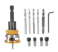Countersink Drill Bit Set Woodworking Counterbore Hole Drill Bits 1/4inch Hexagonal Shank Depth Adjustable Bits Shank Countersink Set