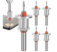 Countersink Drill Bits, Adjustable Aluminum Alloy Woodworking Tools, Carbide Tip Countersink Drill Bits, for Furniture Appliance Home Repair Woodworking Deck Building Door Hinge Woodworkers