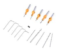 Countersink Drill Bits Set 5Pcs Woodworking Countersink Drill Bits With Adjustable Depth Stop For Wood Bit Set