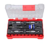 Countersink Drill Bits Set with Depth Stop Woodworking Countersink Bit with Replaceable Drill Bits Accessories Shank Set