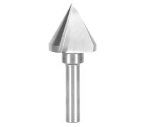 Countersink Drill Step Drill Bit Core Drilling Tool 60 Degree Chamfer Mill | For Metal Machining Single Or Three Edged(1Flute,12.4mm)