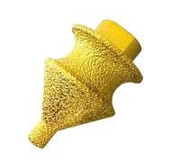 Countersink Screw Bit - Rotary Bevel Smoothing Head, Multi Material Rework Shaping Component, Durable Abrasion Control Tip | Carpenter Repair Concrete Marble Fabrication Polishing Operations