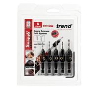 Countersink Set of 5 pcs Snappy TCT Adjustable Hex Shafts - SNAP/CSTC/SET Trend