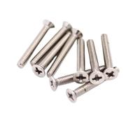 Countersunk Bolts 5/10/50pcs M1 .2 .4 .6 M2 .5 M3 M4 M5 M6 M8 304 Stainless Steel Cross Phillips Flat Countersunk Head Screw Bolt(20mm,M4 10pcs)
