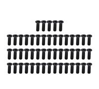 Countersunk Cross Screws DIN 965 Black Galvanized Machine Screws Assortment Kit High Strength A270 Material for Precision Machinery and DIY Projects 50Pcs M3 Various Sizes (M3*10)