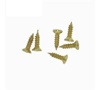 Countersunk cross self-tapping pointed tail screw Self-Tapping Screws M2x(6-12) mm Oval Head Carbon Steel Multicolor For Woodworking(Gold,M2x12mm(500pcs))