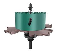 Countersunk Hole Saw - Dual Edge 65mm / 105mm Range Cutter Bits with Pilot Drill for Plasterboard/Plastic/Wood/Soft Metal