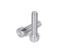 Countersunk screws, 10-30pcs Screw DIN912 M3 M4 M5 Hexagon Hex Socket Cap Head Screw Bolt Stainless Steel Machine Screws Length 6~40mm(25mm,M4 (20pcs))